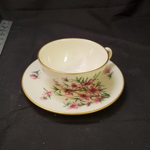 Lenox PEACHTREE CUP &amp; SAUCER W/GOLD TRIM W-301 - £7.02 GBP
