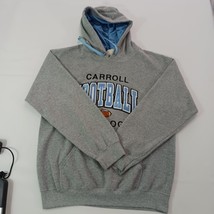 NEFF Carroll Football Bulldog Hoodie Men's Size Medium Gray Pullover Sweatshirt image 13