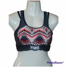 VS PINK Aztec Print Unlined Sports Bra sz M - £18.37 GBP