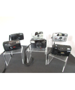 Lot of 6 Film Loading Point &amp; Shoot Cameras Kodak Fuji Olympus... Untested - $372.70 MXN