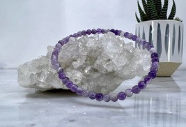 Chevron Dream Amethyst Bracelet - 4mm - £6.21 GBP