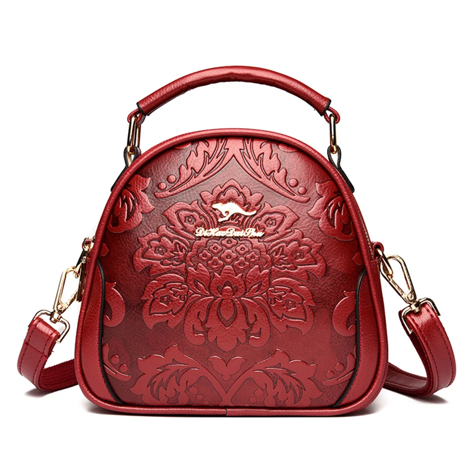 Flower Printed Crossbody Bags 2022 Fashion 2 Layers Trendy Handbags   Women er H - £29.41 GBP