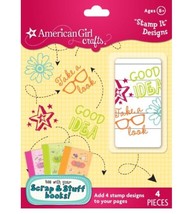American Girl Crafts Stamp It Designs 4 Piece - £4.68 GBP