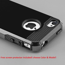 Hybrid Shockproof Hard Soft Rugged Cover case for Apple Iphone 6 4.7 6 P... - £16.97 GBP