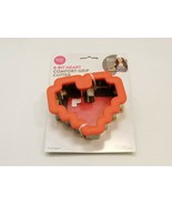 Rosanna Pansino 8-Bit Heart Comfort Grip Cookie Cutter (2310-3726) - Wilton - $8.90