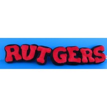 Rutgers Scarlet Knights Stuffed Plush Spirit Name Display 22&quot; Pillow - £12.57 GBP