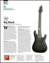 Schecter Blackjack SLS C-8 string electric guitar sound check review article - £3.38 GBP