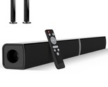 Tv Sound Bar, Sound Bars For Tv Bluetooth 5.0 Soundbar 50W 32Inch Split ... - £120.50 GBP