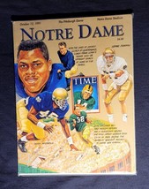 Notre Dame vx Pittsburg October 12 1991 Football Program  &quot;Miracle at So... - $8.91