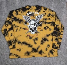 Sullen Art Shirt Men XXXL Yellow Tie Dye Skull Eagle Crest Biker Punk Gr... - $19.99