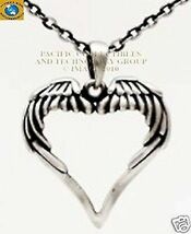 NEW DOOMSDAY HEART WINGS NECKLACE ALLOY JEWELRY COOL - $20.30 CAD
