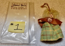 Spool Dolls Handmade In USA You Choose Type 5&quot; x 3&quot; No Two Are The Same ... - £5.02 GBP