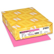 Astrobrights Multipurpose Paper 24 lbs 8.5&quot; x 11&quot; Pulsar Pink 491620 - £29.24 GBP