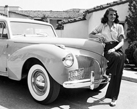 Rita Hayworth 1941 Lincoln Continental Sedan Vintage Car 16x20 Canvas Giclee - £55.17 GBP