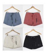 NWT Harve Benard Women Soft Linen Blend Summer Shorts 4 Colors Size 4-12... - £19.74 GBP