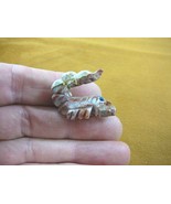 (Y-SCO-23) red gray SCORPION stone carving SOAPSTONE Peru I love baby sc... - £6.75 GBP