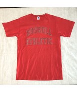 Vintage 1990s Russell Athletic Men’s Shirt Medium Single Stitch Logo Spe... - $19.50