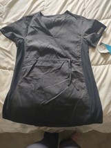 Cherokee Women&#39;s Grey XS Nursing Scrubs Shirt-Brand New-SHIPS N 24 HOURS - £23.37 GBP