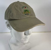 Vintage US Open Hat Cap Brown Golfing Golf 2013 USGA Merion Cap Strap Me... - $11.87