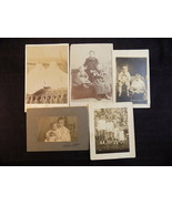ANTIQUE PHOTO YOUNG CHILDREN &amp; BABIES 5 Assorted Group Pictures Various ... - €8,05 EUR
