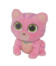 Doc McStuffins WHISPERS Kitten Cat Pink Plush Stuffed Animal Disney Jr 6&quot; - £7.89 GBP