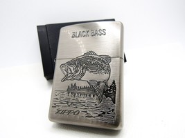 Black Bass Fishing Zippo 2001 MIB Rare - £73.91 GBP
