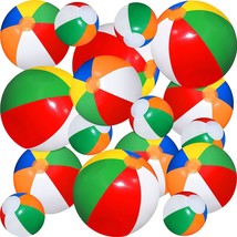 36 Pcs Inflatable Beach Ball Bulk 14 Inch 12 Inch 5 Inch Rainbow Beach Ball Pvc  - £34.85 GBP