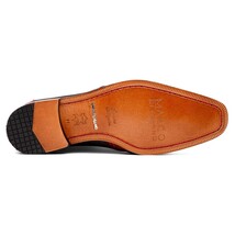 Anzio Genuine Alligator and Classic Calfskin Dress Shoes BlackCherry image 4