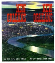 New Orleans Louisiana Brochures Maps Tours &amp; Gluck&#39;s Condensed History 1950&#39;s - £19.54 GBP