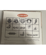 Janome Sewing Machine Memory Card 6 Floral Design Series - $9.50