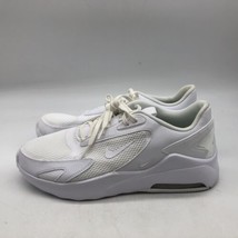 Mens Nike Air Max Bolt Running Shoes Sneakers Size 10 Triple White CU4151 104 - £46.12 GBP