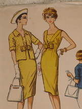 McCall&#39;s Pattern 5021 Misses&#39; Sheath Dress with Box Jacket Size 12 Uncut 1950&#39;s - £21.54 GBP