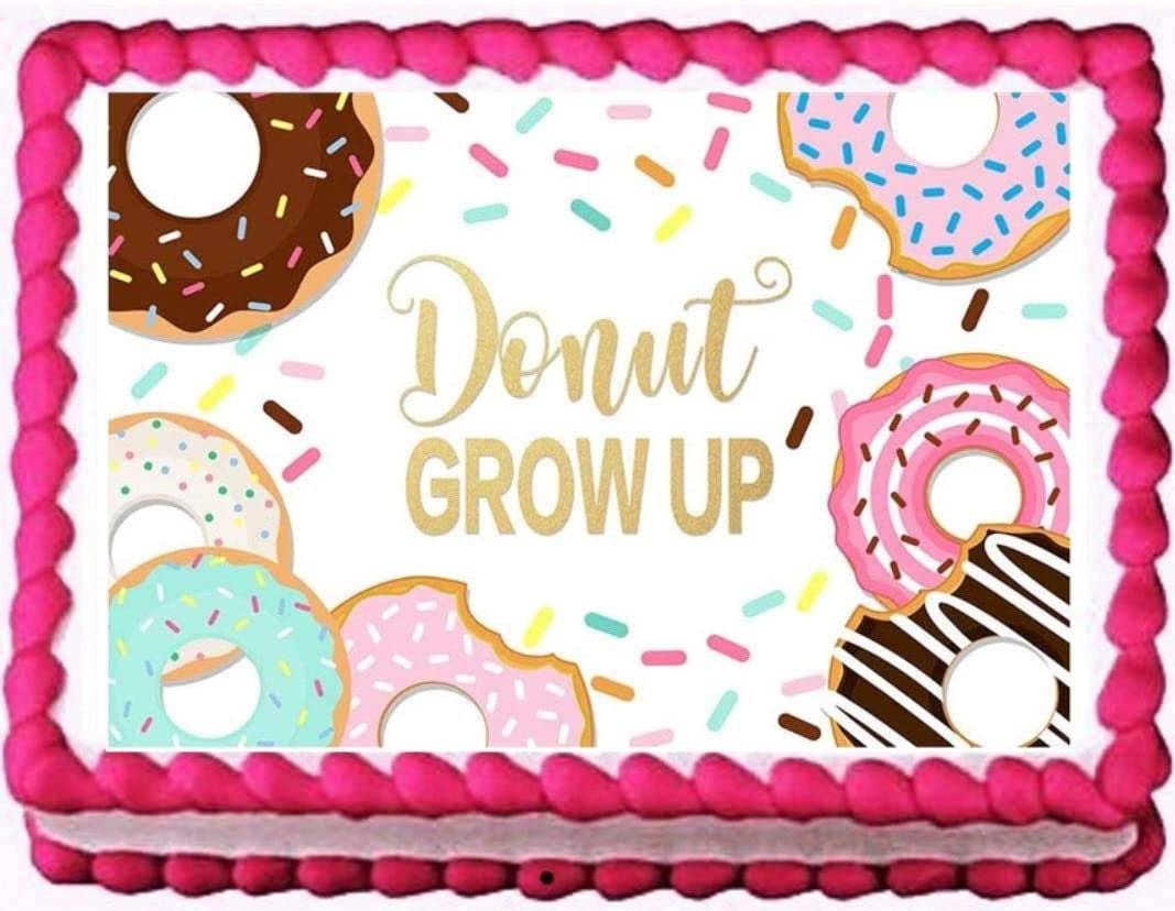 Donut Do not Image Birthday  Baby Shower Cute Cake Topper Decoration Fro... - $9.47