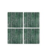 Green Wooden Texture Coasters - $35.00