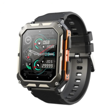 C20 Pro Smart Watch Health Monitoring Heart Rate Electronic Watch Wristw... - £113.42 GBP