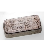 B. R. Mackay &amp; Sons Vecchio Pour Pagnotta Stile .999 Argento Barra 11.75... - €766,37 EUR