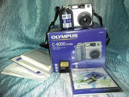 Olympus Camedia Camera C-4000 Zoom 4.0 MP  16 MB SmartMedia card Origina... - $98.00