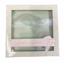 Kate Aspen Glass Calla Lilies Coasters Pack Of 2 - £8.22 GBP