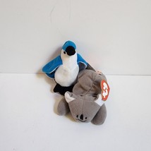 1993 McDonalds Ty Teenie Beanie Babies Rocket The Blue Jay And Mel Lot Of 2 - $4.99