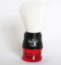 Omega Red Handle Syntex Synthetic Fibre Shaving Brush - $10.25