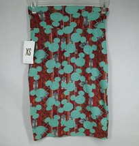 NWT LuLaRoe Cassie Pencil Skirt Multi-Color With Mickey Mouse Heads Size XS - £12.25 GBP