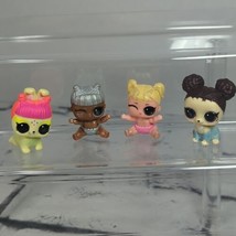 LOL Surprise Mini Minature Dolls Lil Sisters Pets Lot Of 4 Figures Cake Toppers - $11.88