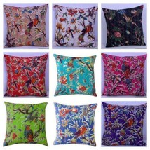 Kantha Pillow Covers, Kantha Cushion Cover, Indian Cotton Pillow Cover Cases - £9.94 GBP+