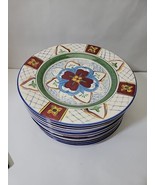 HD Designs Cordova Dinner Plates 11&quot; Table Tops Floral Tuscan Bohemian  - $12.34