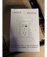 QINLIANF 5 Outlet Wall Charger Extender with 4 USB Charging Ports 3 Sided - $9.70