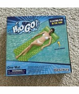 Bestway H2O Go Pool Lounge Float N Roll Air Mat GREEN Pillow 86&quot;L x 33&quot;W - $13.86