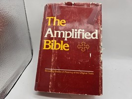 The Amplified Bible Zondervan HC VTG 1965 1976 thirteenth printing HC w/ slip - £46.70 GBP