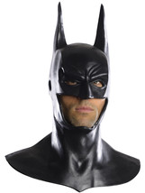 Rubie&#39;s Men&#39;s Arkham City Deluxe Batman Cowl Mask, Black, One Size - £96.75 GBP