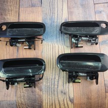 Fits 1998-2002 Corolla Prizm 4pc Black Exterior Manual Lock Door Handle ... - $38.67
