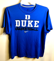 Nike Duke Basketball Dri-Fit Short Sleeve Shirt Size L - £10.76 GBP